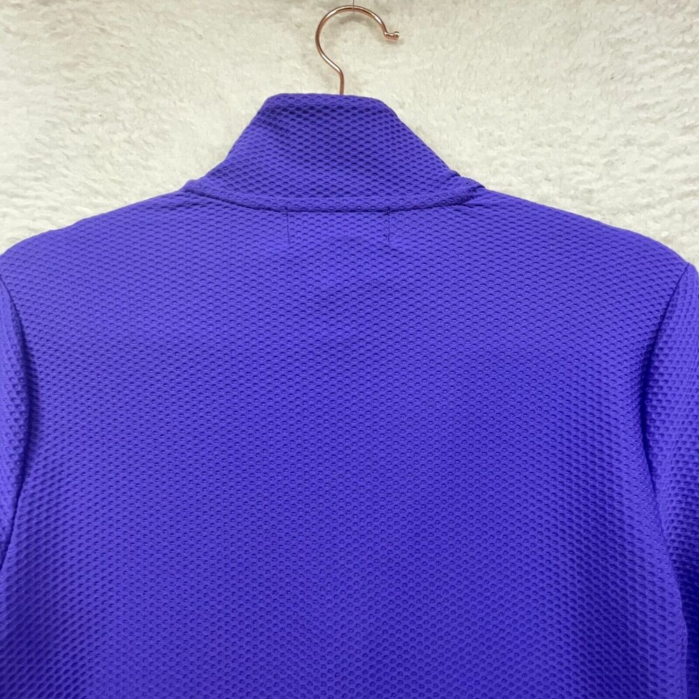 Lauren Ralph Lauren Shirt Womens Small Purple 1/4 Pullover Active Athletic Gym - Picture 5 of 12